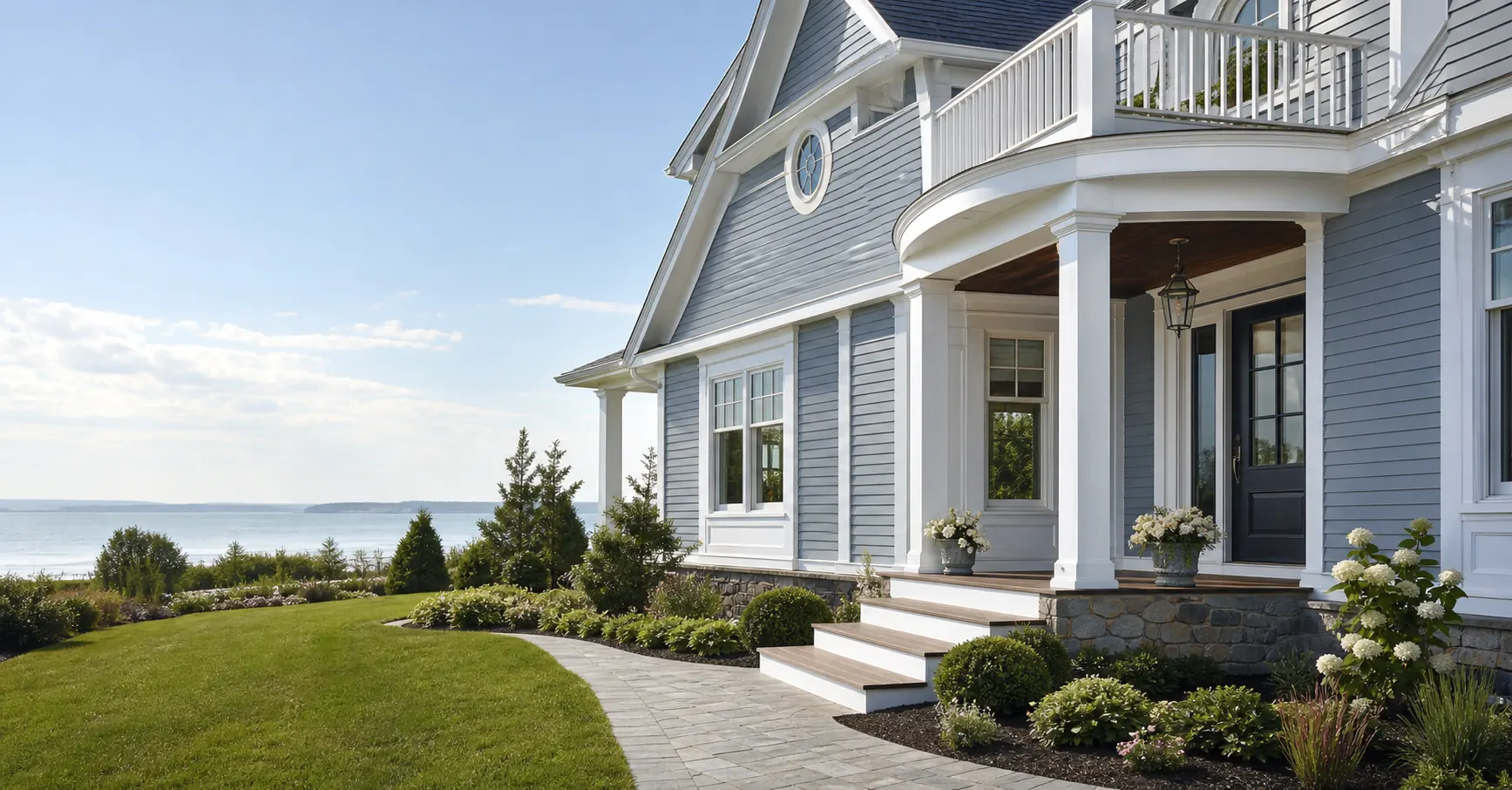 Exterior painting project for a premium New Jersey home